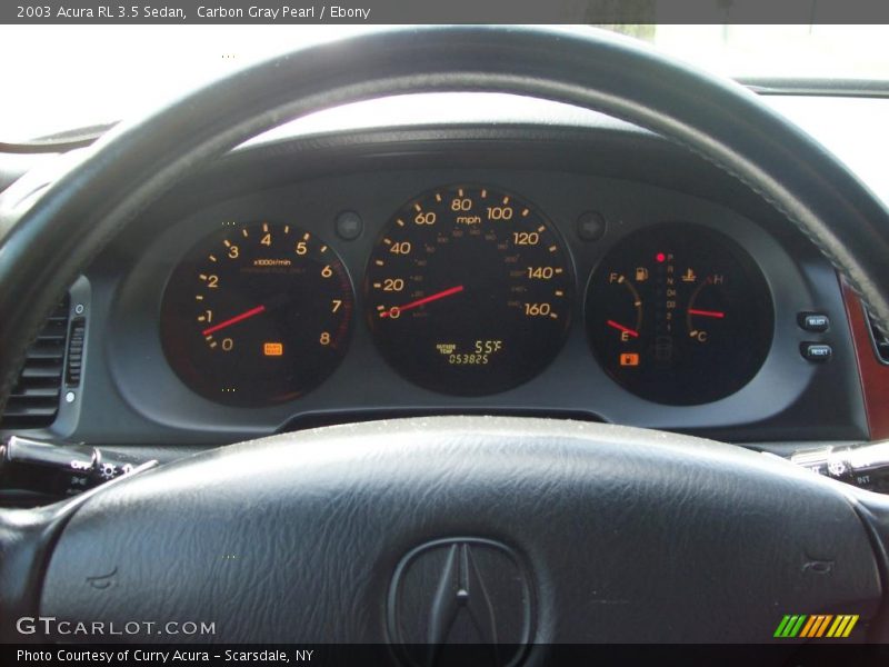 Carbon Gray Pearl / Ebony 2003 Acura RL 3.5 Sedan