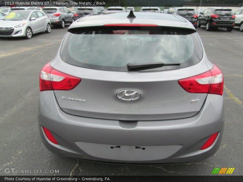 Titanium Gray Metallic / Black 2013 Hyundai Elantra GT