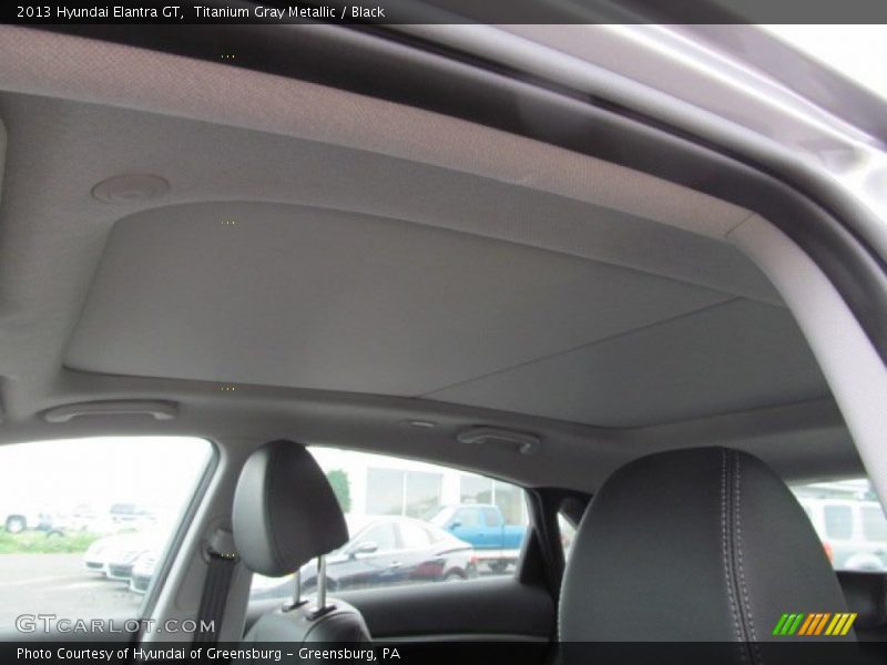 Titanium Gray Metallic / Black 2013 Hyundai Elantra GT
