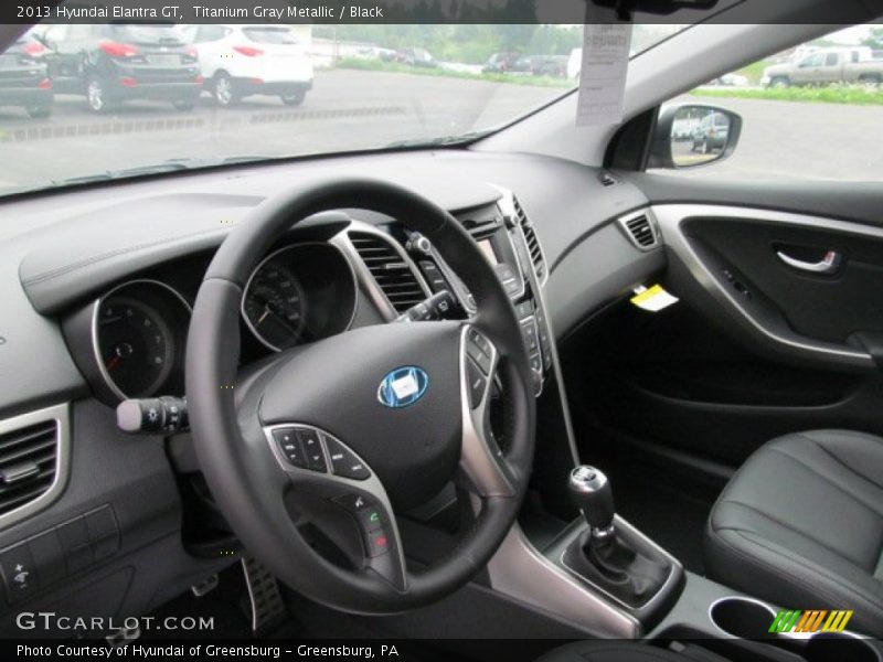Black Interior - 2013 Elantra GT 