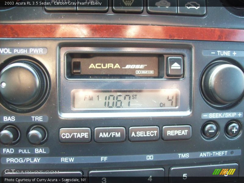 Carbon Gray Pearl / Ebony 2003 Acura RL 3.5 Sedan