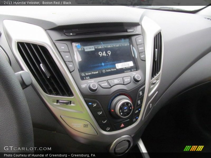 Controls of 2013 Veloster 