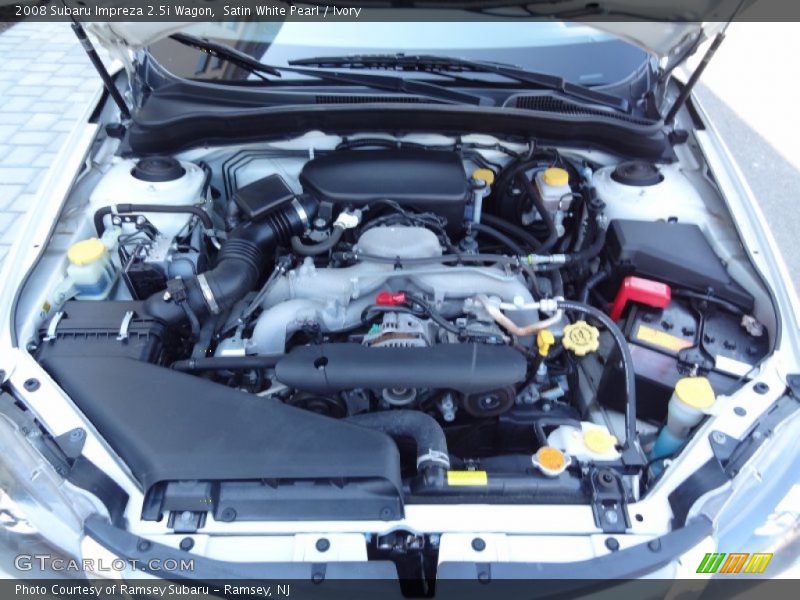Satin White Pearl / Ivory 2008 Subaru Impreza 2.5i Wagon
