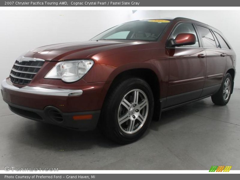Cognac Crystal Pearl / Pastel Slate Gray 2007 Chrysler Pacifica Touring AWD