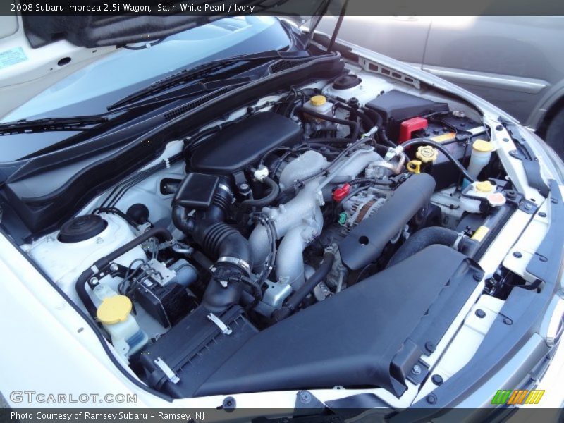 Satin White Pearl / Ivory 2008 Subaru Impreza 2.5i Wagon