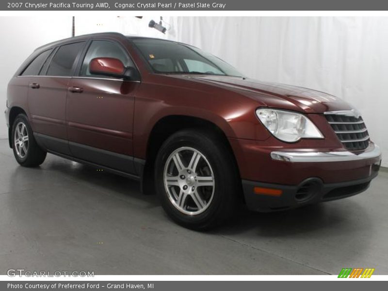 Cognac Crystal Pearl / Pastel Slate Gray 2007 Chrysler Pacifica Touring AWD