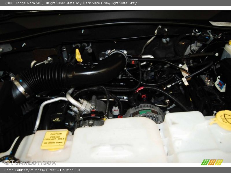 Bright Silver Metallic / Dark Slate Gray/Light Slate Gray 2008 Dodge Nitro SXT