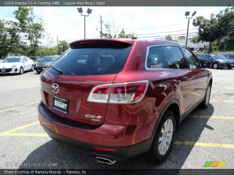 Copper Red Mica / Sand 2009 Mazda CX-9 Touring AWD