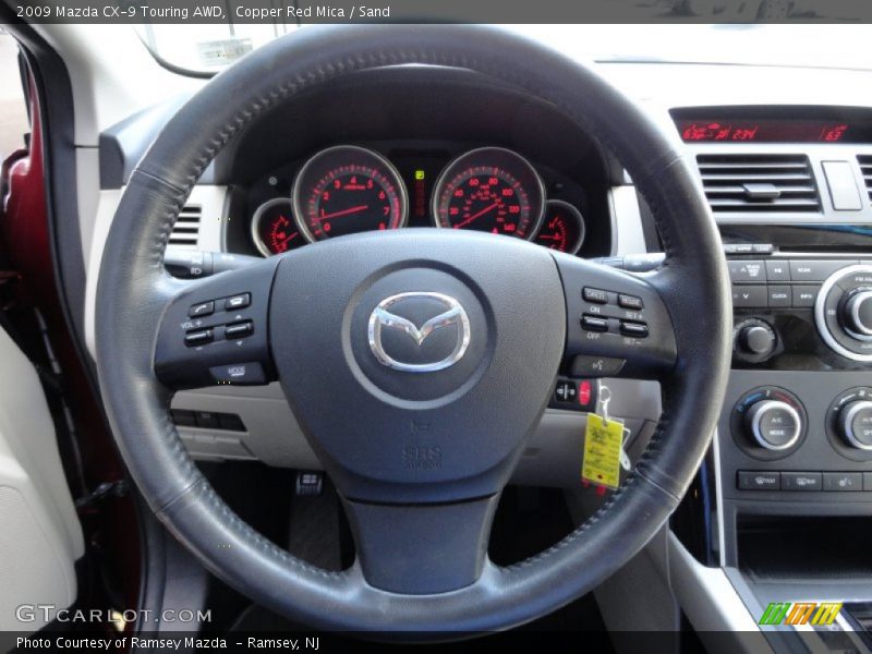 Copper Red Mica / Sand 2009 Mazda CX-9 Touring AWD