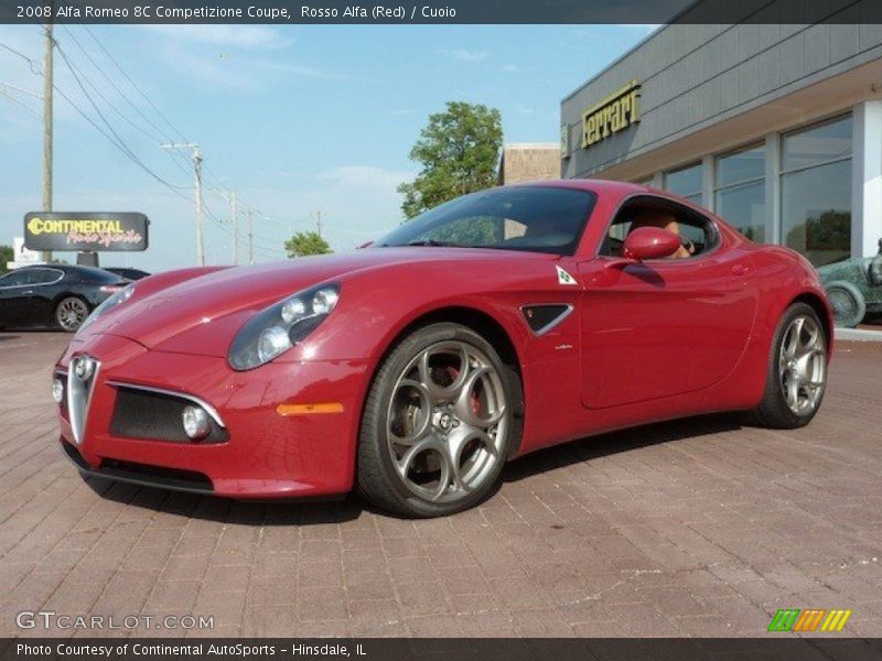 Front 3/4 View of 2008 8C Competizione Coupe