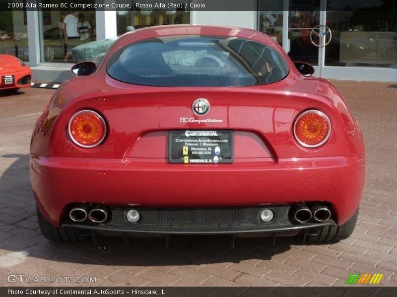 Rosso Alfa (Red) / Cuoio 2008 Alfa Romeo 8C Competizione Coupe