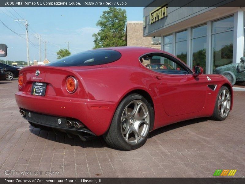 Rosso Alfa (Red) / Cuoio 2008 Alfa Romeo 8C Competizione Coupe
