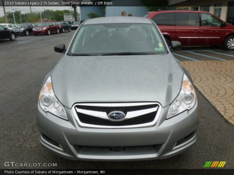 Steel Silver Metallic / Off Black 2010 Subaru Legacy 2.5i Sedan