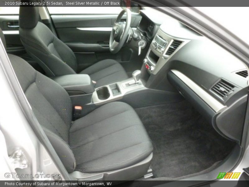 Steel Silver Metallic / Off Black 2010 Subaru Legacy 2.5i Sedan