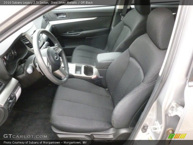 Steel Silver Metallic / Off Black 2010 Subaru Legacy 2.5i Sedan