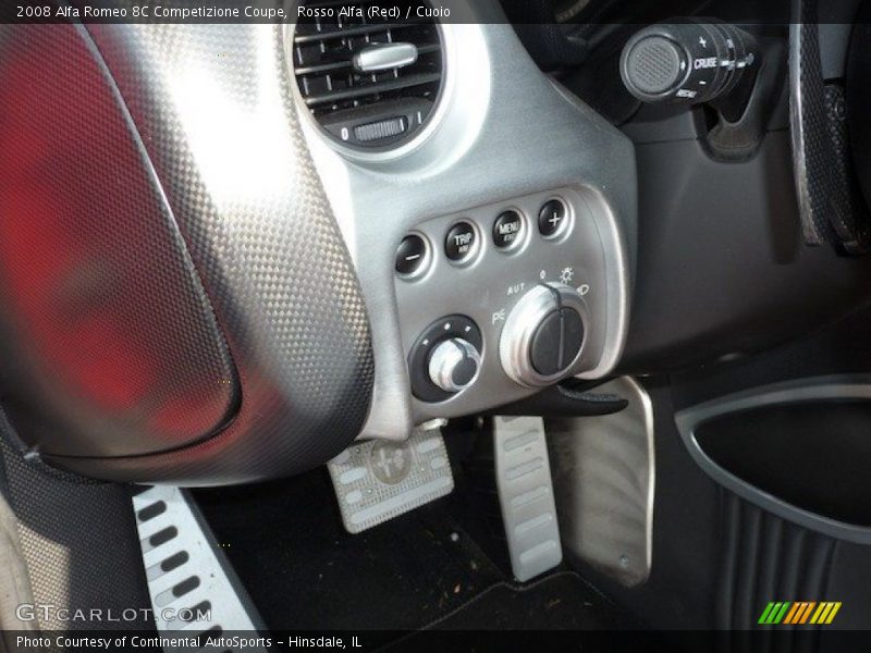 Controls of 2008 8C Competizione Coupe