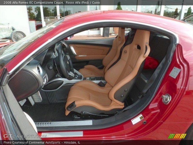 Front Seat of 2008 8C Competizione Coupe