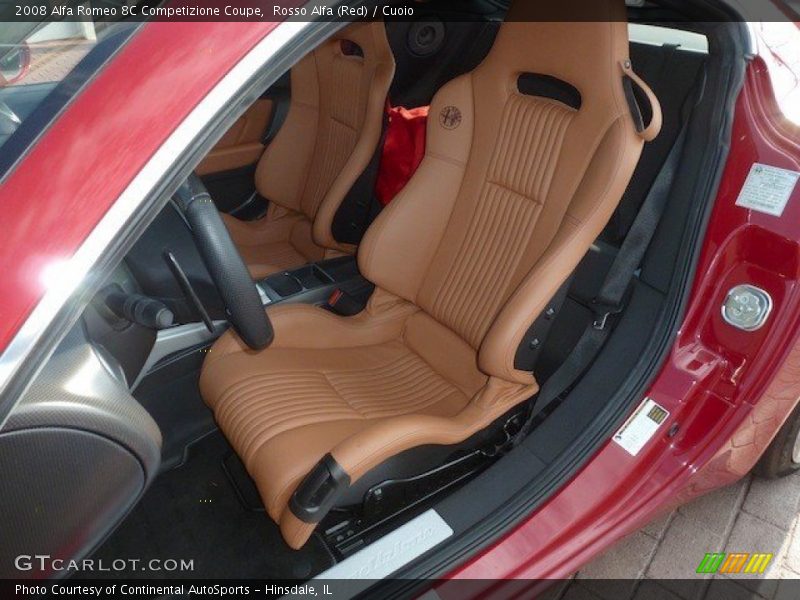 Front Seat of 2008 8C Competizione Coupe
