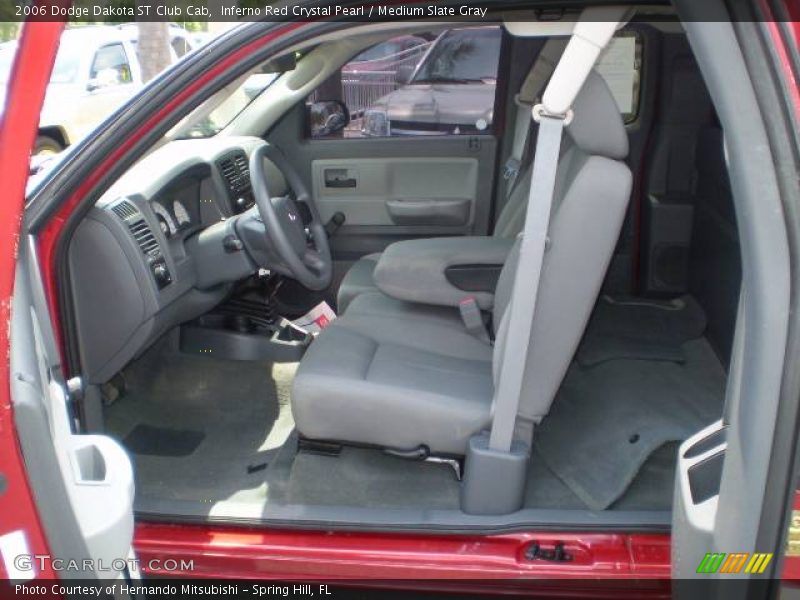 Inferno Red Crystal Pearl / Medium Slate Gray 2006 Dodge Dakota ST Club Cab