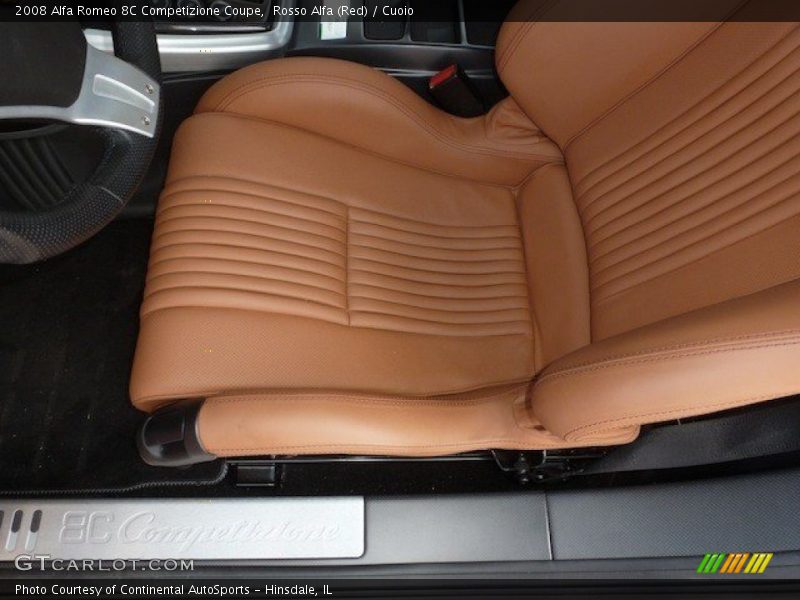 Front Seat of 2008 8C Competizione Coupe