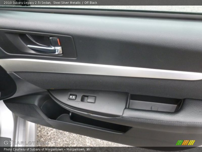 Steel Silver Metallic / Off Black 2010 Subaru Legacy 2.5i Sedan