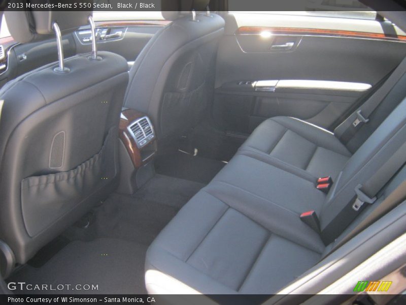 Black / Black 2013 Mercedes-Benz S 550 Sedan