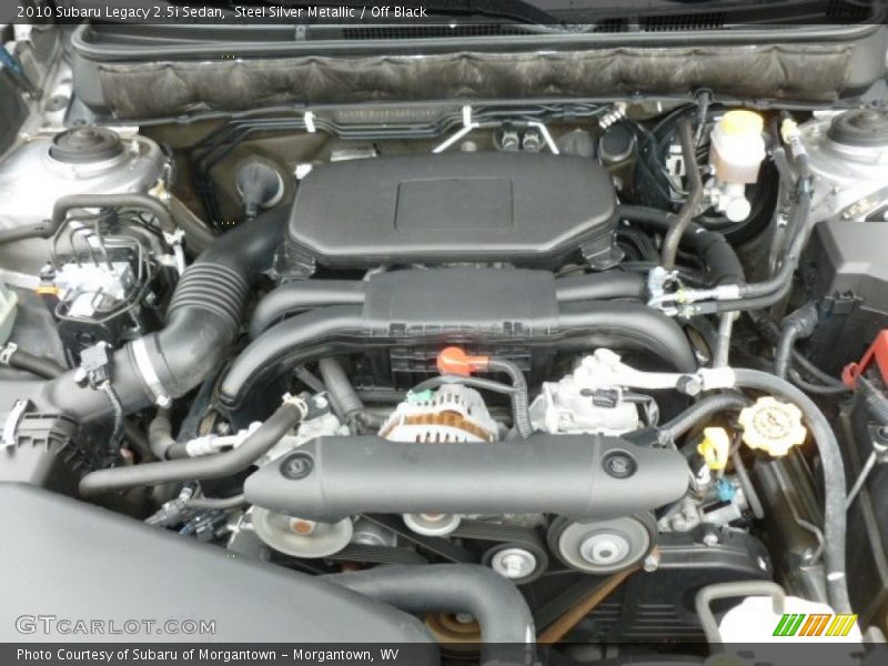 Steel Silver Metallic / Off Black 2010 Subaru Legacy 2.5i Sedan