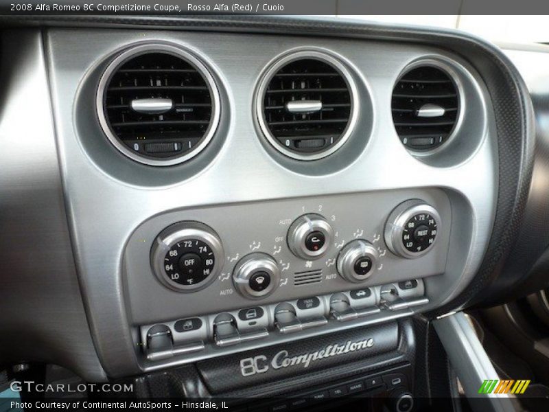Controls of 2008 8C Competizione Coupe
