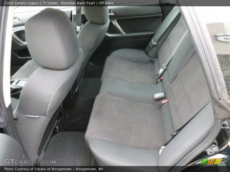 Obsidian Black Pearl / Off Black 2009 Subaru Legacy 2.5i Sedan