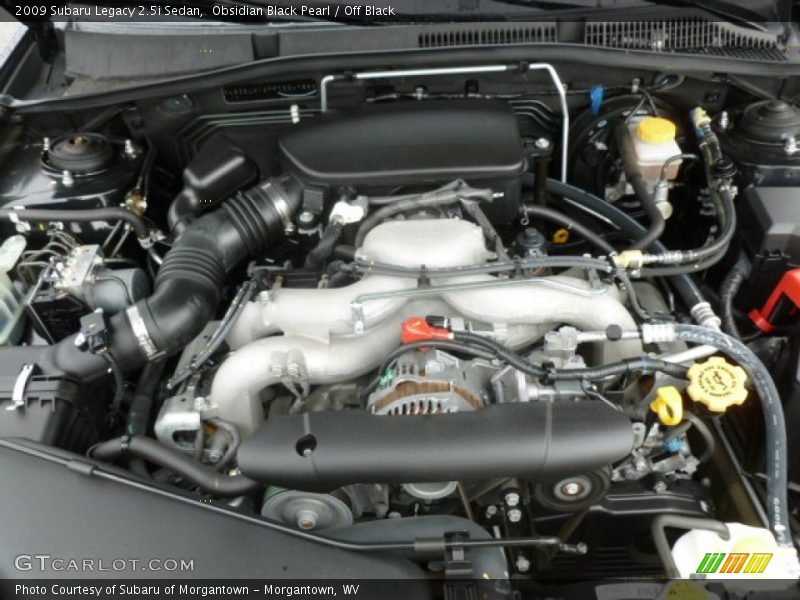 Obsidian Black Pearl / Off Black 2009 Subaru Legacy 2.5i Sedan