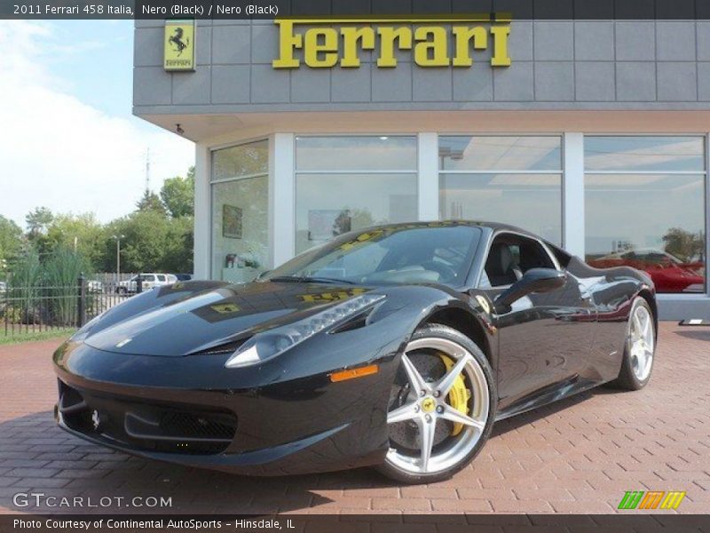 Nero (Black) / Nero (Black) 2011 Ferrari 458 Italia