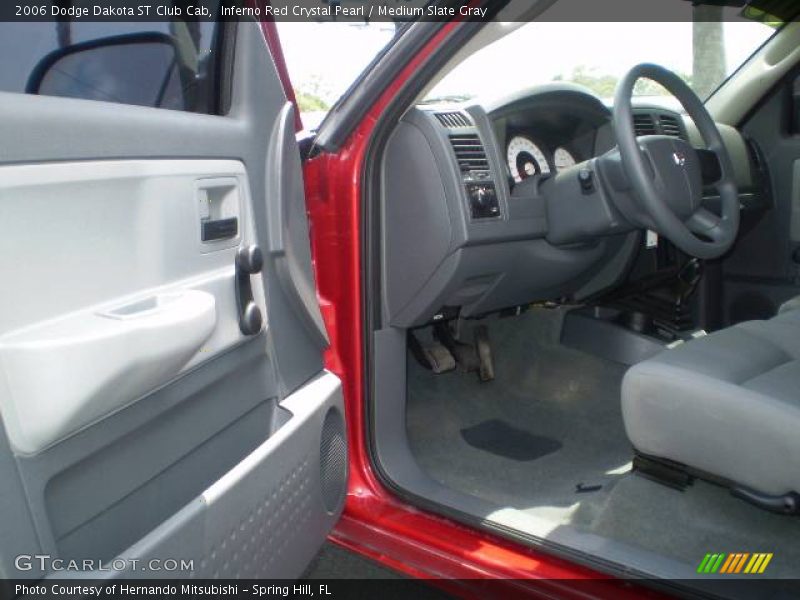 Inferno Red Crystal Pearl / Medium Slate Gray 2006 Dodge Dakota ST Club Cab