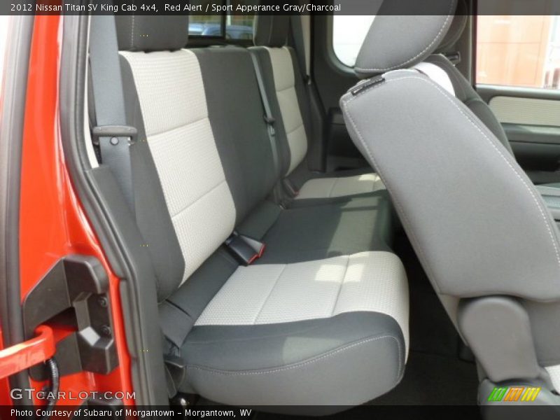  2012 Titan SV King Cab 4x4 Sport Apperance Gray/Charcoal Interior