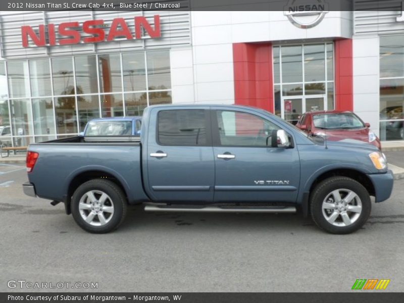 Blue Steel / Charcoal 2012 Nissan Titan SL Crew Cab 4x4