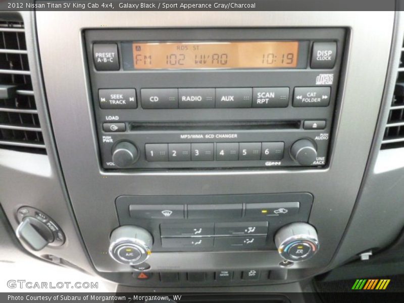 Controls of 2012 Titan SV King Cab 4x4
