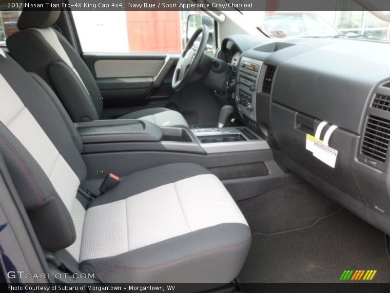 Navy Blue / Sport Apperance Gray/Charcoal 2012 Nissan Titan Pro-4X King Cab 4x4