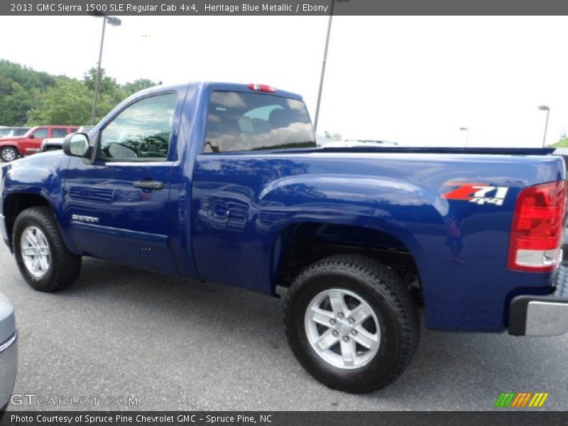 Heritage Blue Metallic / Ebony 2013 GMC Sierra 1500 SLE Regular Cab 4x4