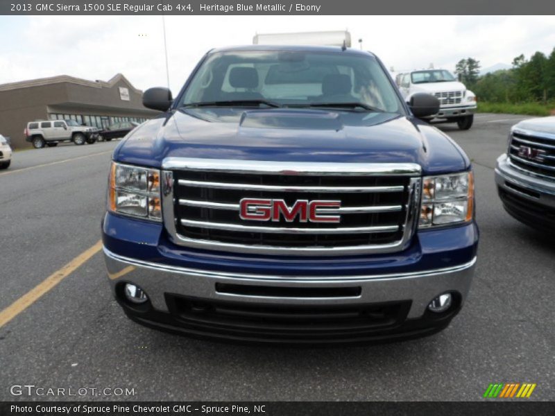 Heritage Blue Metallic / Ebony 2013 GMC Sierra 1500 SLE Regular Cab 4x4