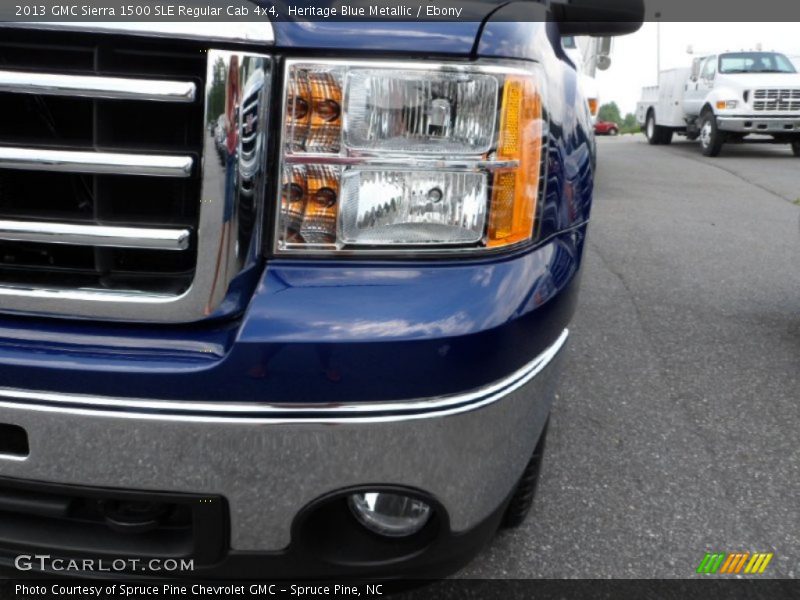 Heritage Blue Metallic / Ebony 2013 GMC Sierra 1500 SLE Regular Cab 4x4