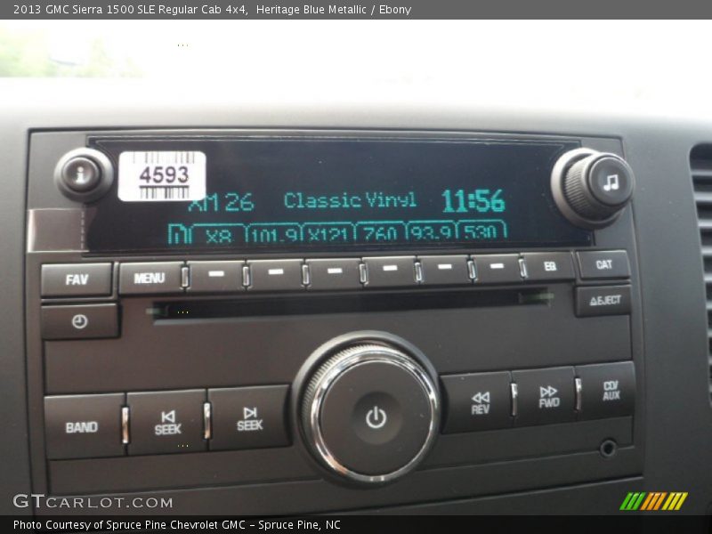Audio System of 2013 Sierra 1500 SLE Regular Cab 4x4