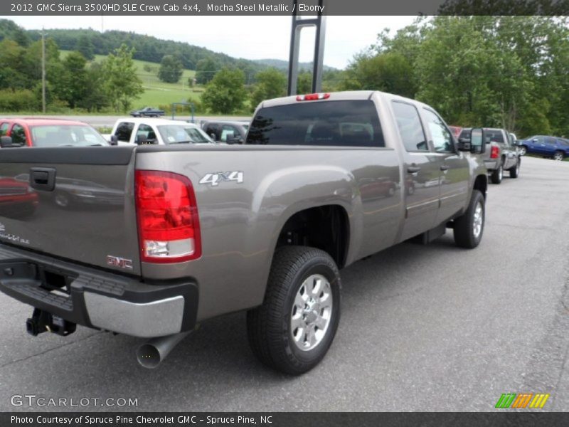 Mocha Steel Metallic / Ebony 2012 GMC Sierra 3500HD SLE Crew Cab 4x4