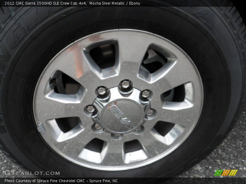 Mocha Steel Metallic / Ebony 2012 GMC Sierra 3500HD SLE Crew Cab 4x4