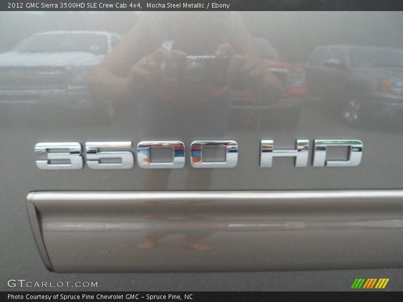 Mocha Steel Metallic / Ebony 2012 GMC Sierra 3500HD SLE Crew Cab 4x4