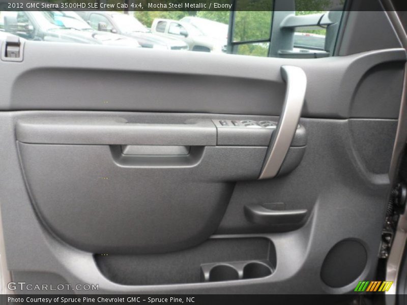 Mocha Steel Metallic / Ebony 2012 GMC Sierra 3500HD SLE Crew Cab 4x4