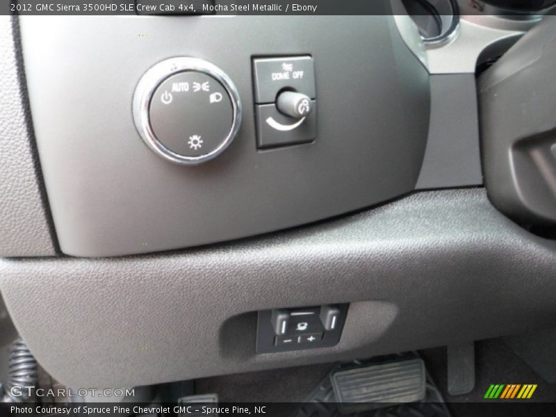 Mocha Steel Metallic / Ebony 2012 GMC Sierra 3500HD SLE Crew Cab 4x4