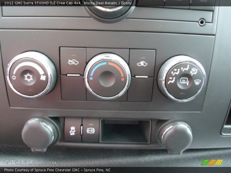 Mocha Steel Metallic / Ebony 2012 GMC Sierra 3500HD SLE Crew Cab 4x4