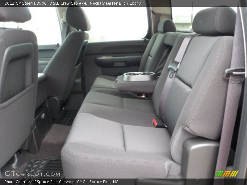 Mocha Steel Metallic / Ebony 2012 GMC Sierra 3500HD SLE Crew Cab 4x4