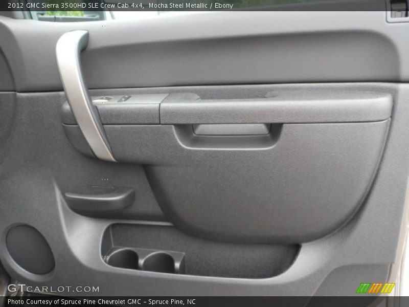 Mocha Steel Metallic / Ebony 2012 GMC Sierra 3500HD SLE Crew Cab 4x4