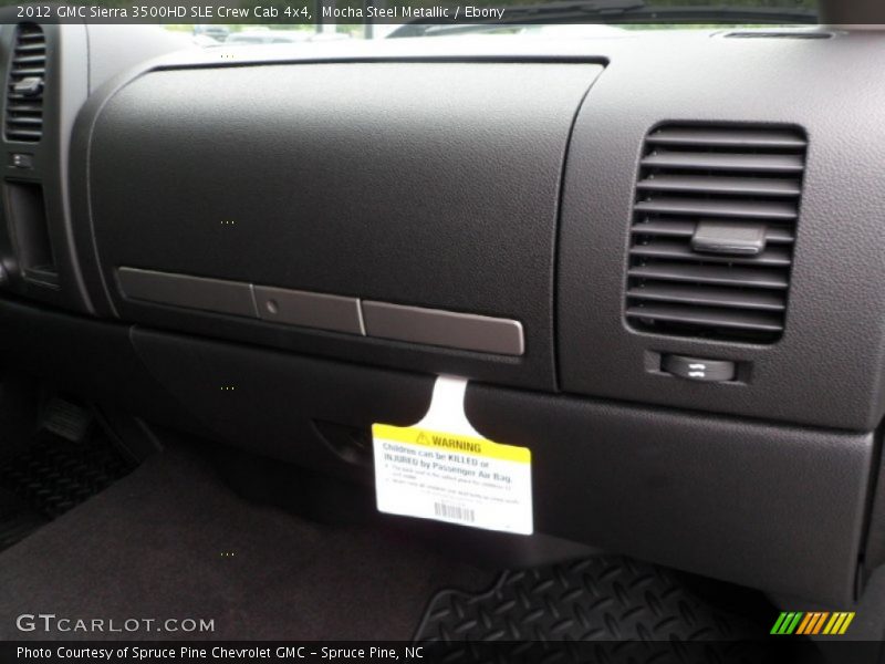 Mocha Steel Metallic / Ebony 2012 GMC Sierra 3500HD SLE Crew Cab 4x4