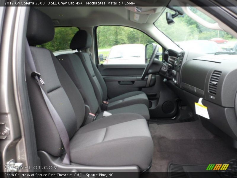 Mocha Steel Metallic / Ebony 2012 GMC Sierra 3500HD SLE Crew Cab 4x4